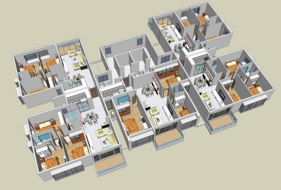 建筑住宅户型的合理尺度（经济型、舒适型、享受型）_1