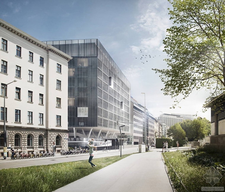 宿舍居住空间研究资料下载-alber+grandits设计的T.U.维也纳建筑学校宿舍概念设计