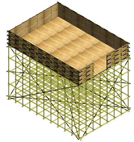 云南施工BIM应用一_落地式卸料平台施工模拟-卸料平台.png