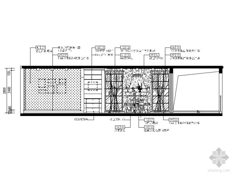 地中海风格商业街立面资料下载-地中海风格客厅立面