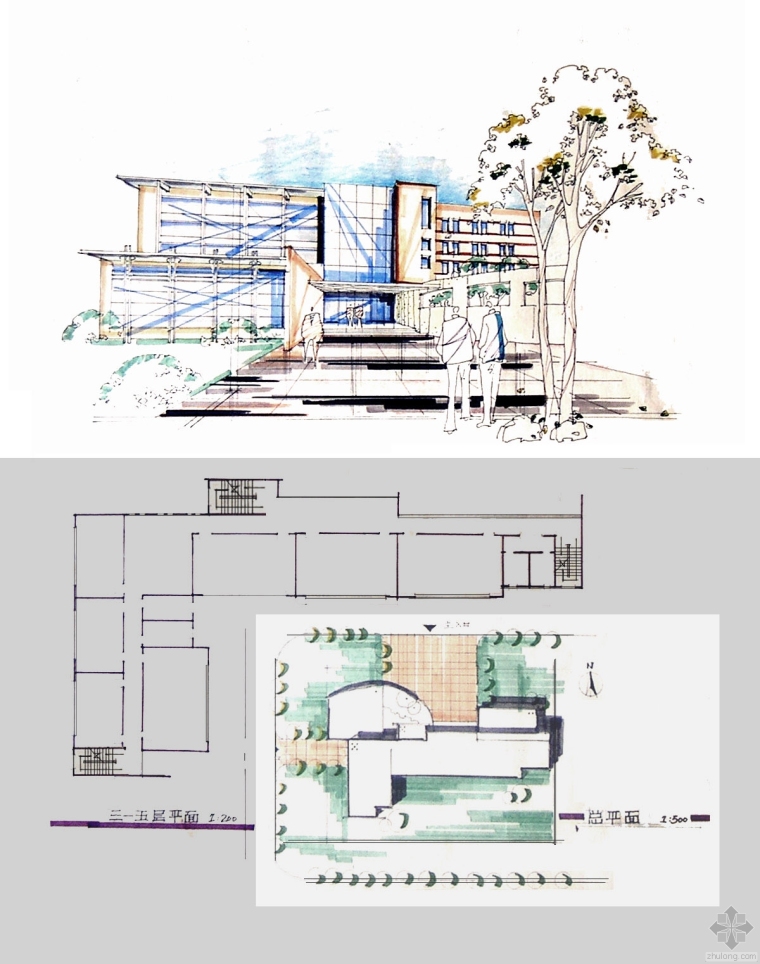 景观快题设计中资料下载-建筑快题设计技法与实例（图书）-节选3