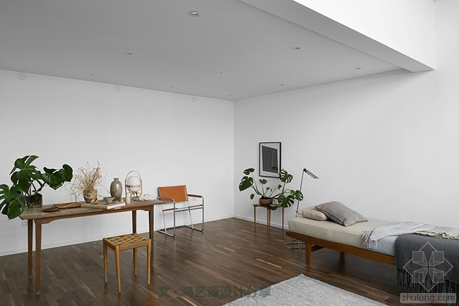 别墅极简室内设计资料下载-现代简约风格配上绿色室内设计