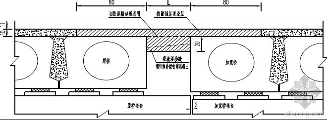 梁与梁的拼接板连接资料下载-桥涵拼接与旧桥加固方案