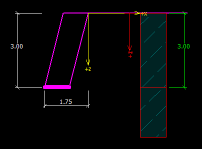 [GEO5]仰斜式挡土墙偏心距的取值问题探讨