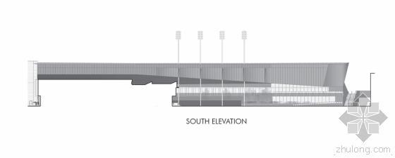 美国杜兰大学Yulman体育场立面图-美国杜兰大学Yulman体育场第16张图片