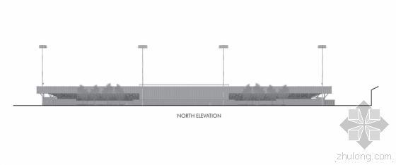 美国杜兰大学Yulman体育场立面图-美国杜兰大学Yulman体育场第18张图片