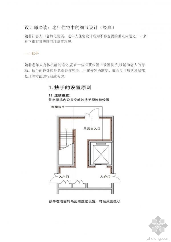 老年人住宅资料下载-设计师必读：老年住宅中的细节设计（经典）