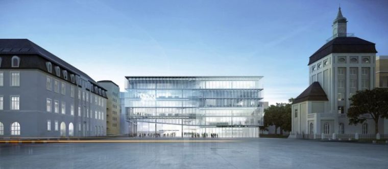 苹果公司总部建筑设计资料下载-[建筑设计]德国默克公司总部