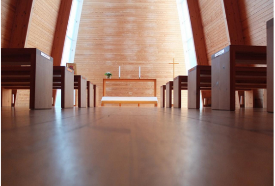 圣巴西利亚大教堂资料下载-致纯致净的芬兰圣亨利艺术教堂