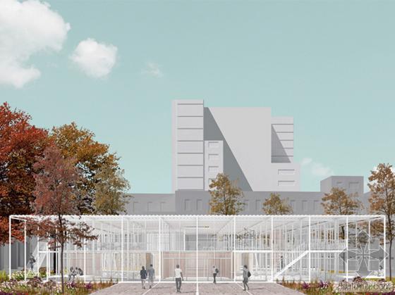 学校功能室cad资料下载-TU-braunschweig建筑艺术学校工作室改造