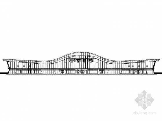 一座惊艳的建筑是对一个小县城最好的宣传-[浙江]大型现代风格铁路枢纽站设计施工图