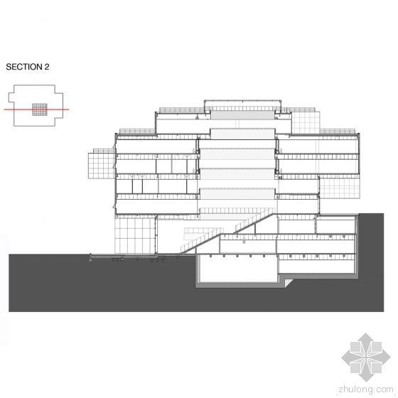 韩国湖西大学图书馆剖面图-韩国湖西大学图书馆第27张图片