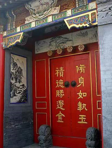 中式门下载资料下载-中式设计古建筑千古风情之“门簪“的小小意境