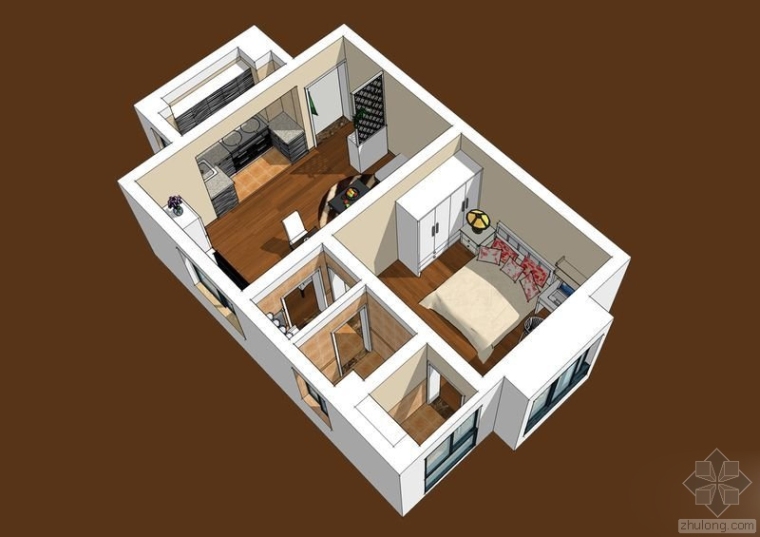 2室2厅小户型平面图资料下载-最牛万科图解“小户型”最实用设计标准