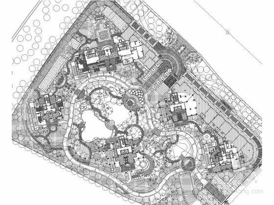 绿城玫瑰园景观设计施工图资料下载-2015下半年园林施工图下载前二十