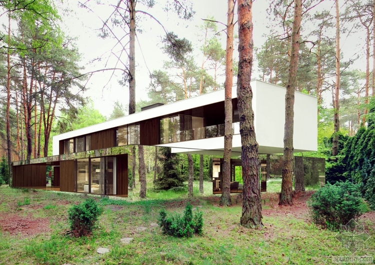 欧洲乡村别墅资料下载-设计湿，自己家造房子得高端的！大气的！别墅的！国外别墅20例