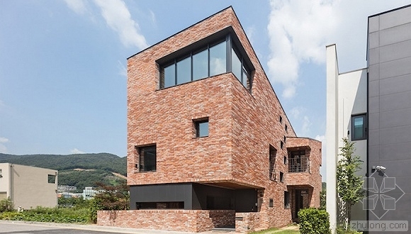房子建模su模型下载资料下载-10米挑高的房子却要分出11个楼层,韩国这栋别墅做到了