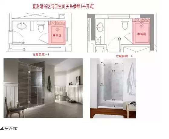 淋浴间施工细节资料下载-卫生间淋浴区的设计细节，太实用了！