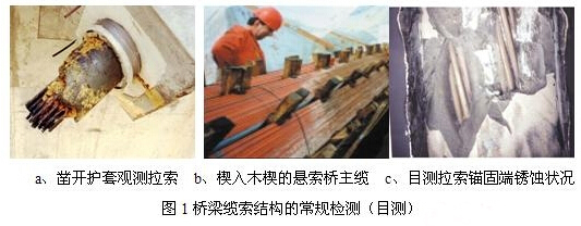 测量设备检测规定及方法资料下载-拉索体系损伤的检测和监测方法