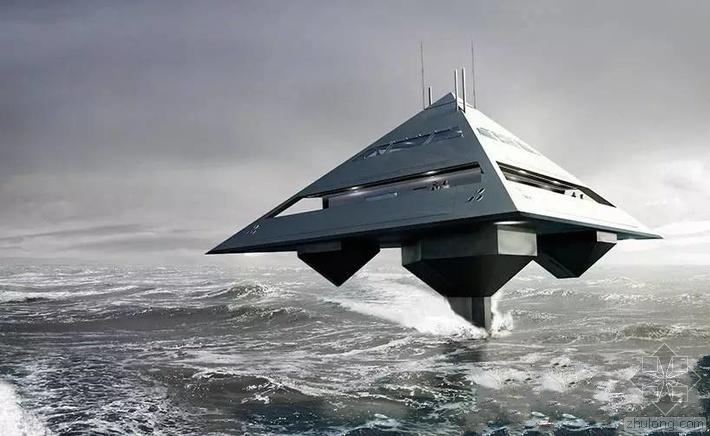 四面体施工方案资料下载-伦敦建筑师设计“四面体”超级游艇