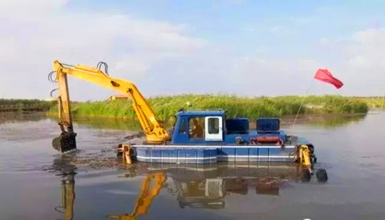 河道水质改善资料下载-新型中小河道清淤及淤泥处理技术