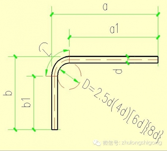 超实用 | 各类型钢筋下料长度简化计算方法！_4