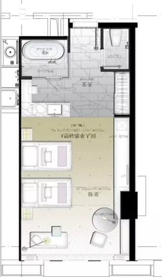 一个酒店标准间的24种方案_12