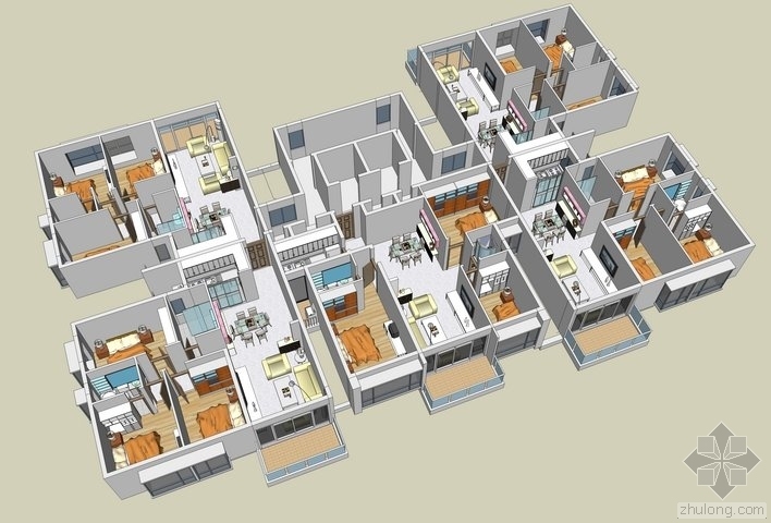 成都两室两厅资料下载-住宅户型的合理尺度（经济型、舒适型、享受型）