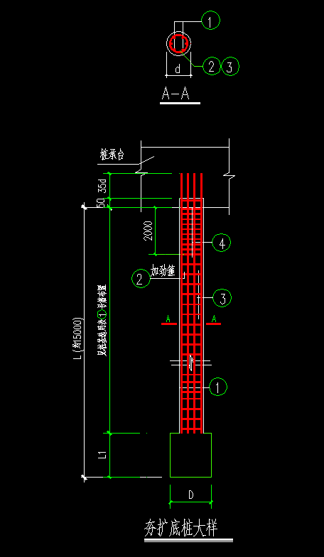 特高压桩基工程资料下载-桩基础钢筋混凝土工程量