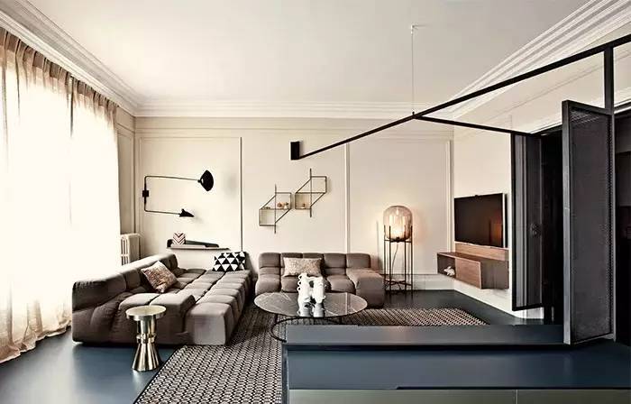 巴黎老公寓室内设计资料下载-居住空间｜巴黎的老公寓改造