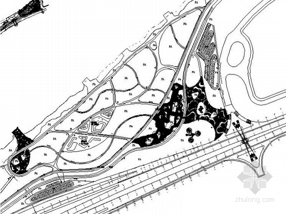 景观滨江施工图资料下载-[南京]活力滨江湿地公园景观设计施工图