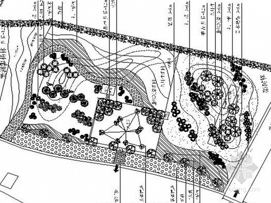 cad绿化景观施工图资料下载-广场绿化景观设计施工图