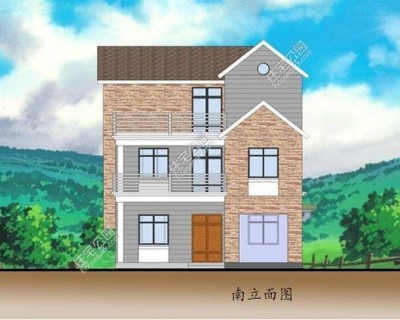 新农村自建房别墅，3层280㎡带车库，全图+预算-113433lb6obz5tws67lvja.jpg