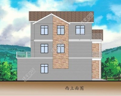 新农村自建房别墅，3层280㎡带车库，全图+预算-113453e28gkqoxtr68ueoj.jpg