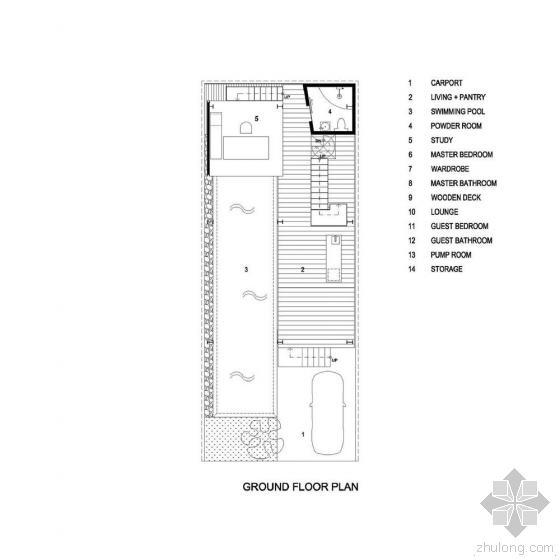 南雅加达P住宅平面图-南雅加达P住宅第14张图片