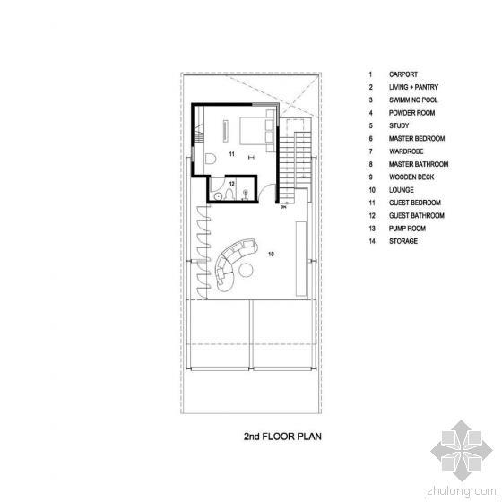 南雅加达P住宅平面图-南雅加达P住宅第16张图片