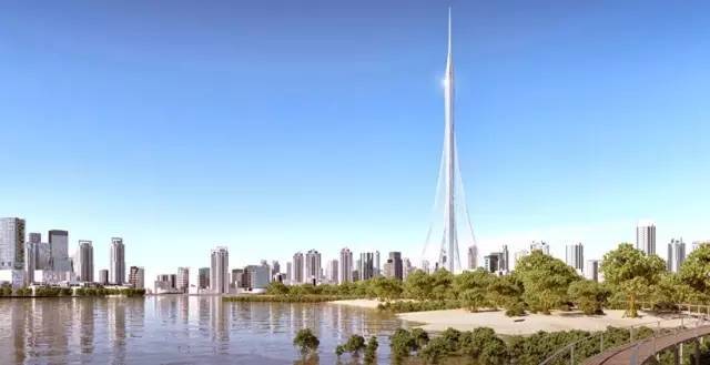 21米建筑资料下载-迪拜｜建筑结构大师的想象力划破迪拜1000米的天空！
