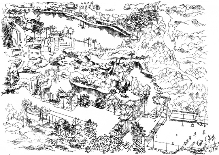 三亚南山文化旅游区资料下载-南山佛教文化旅游区鸟瞰图&lt;scrip