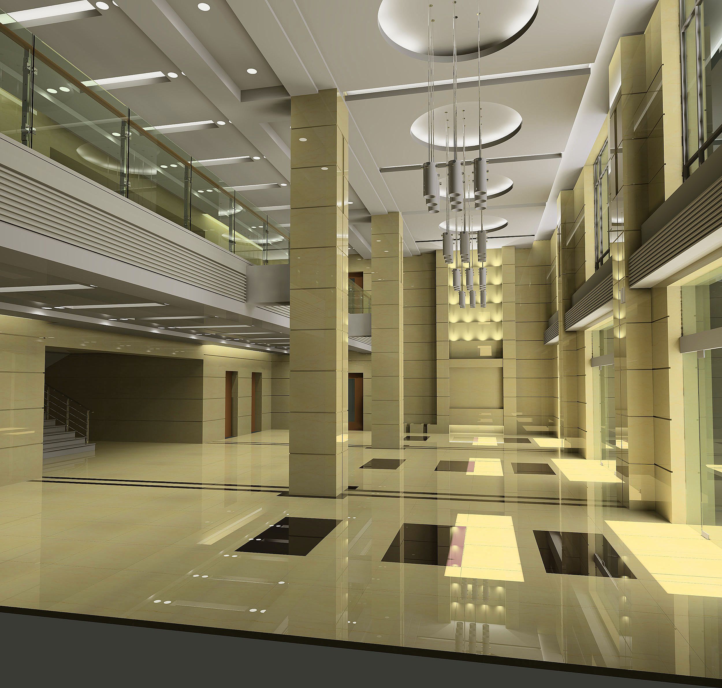 大堂-住宅装修案例-筑龙室内设计论坛