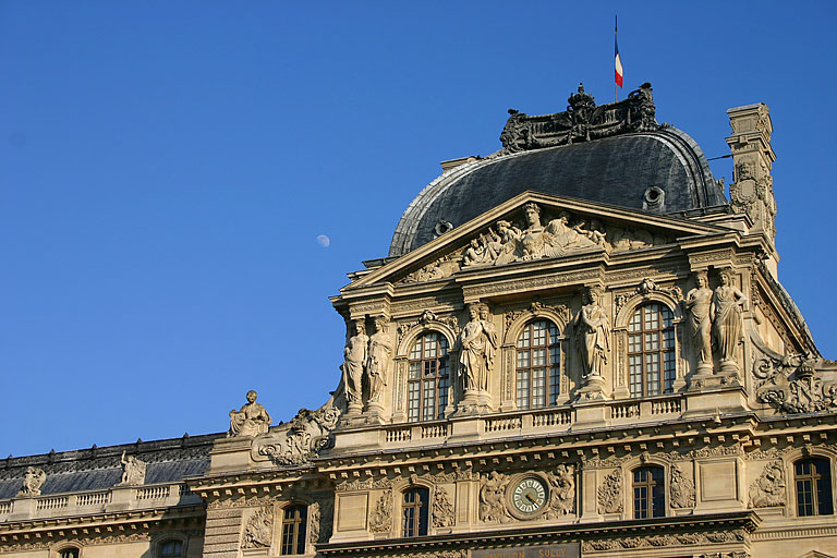 卢浮宫的西南翼(palace louvre, the southwest wings)