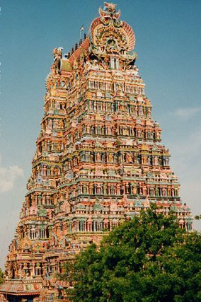 TEMP建筑设计资料下载-名那亚寺院(Temple Minakshi)