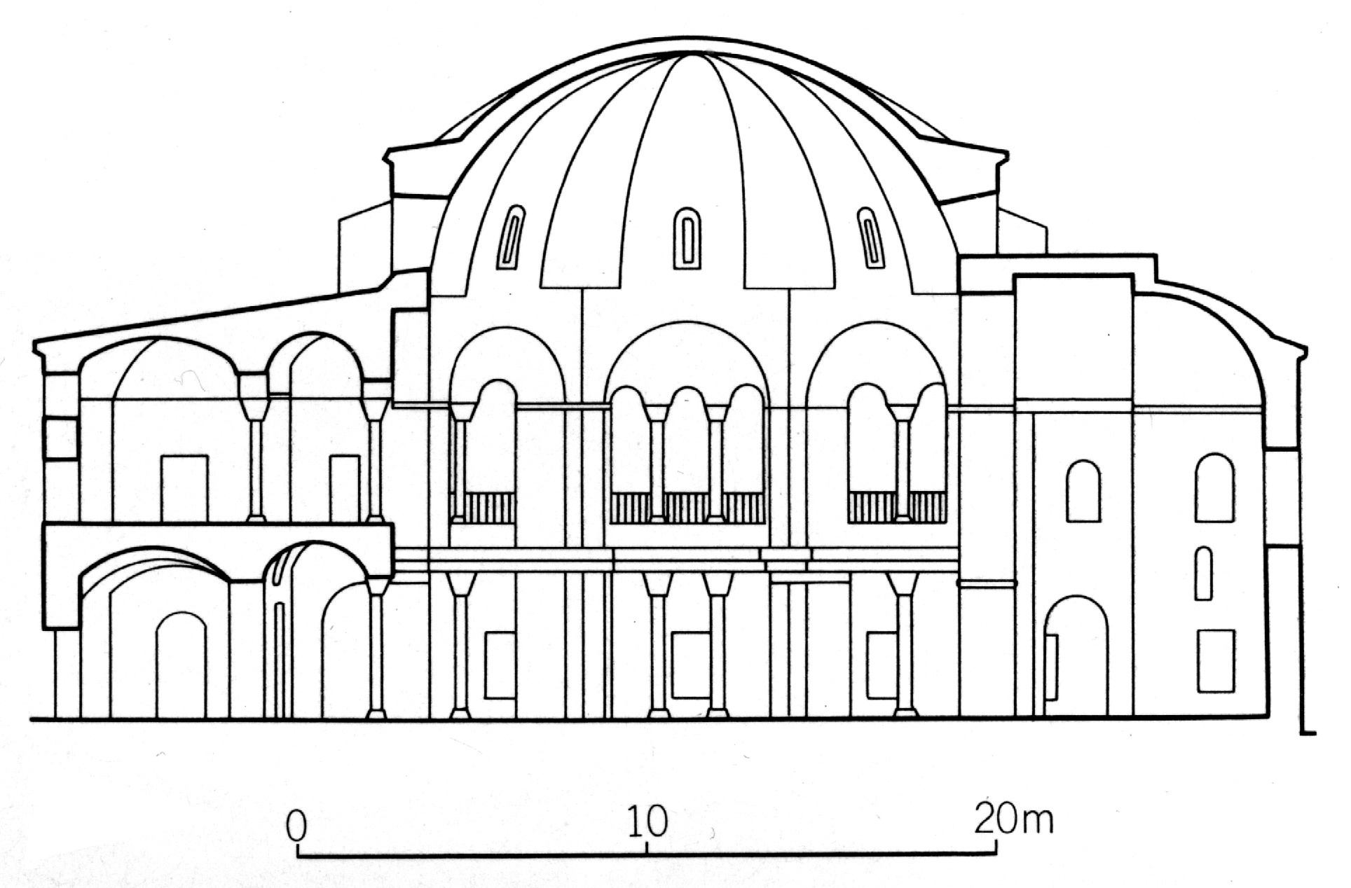 anthemius(推测)   结构及主要材料:砖,石,拱及穹顶   风格:拜占庭