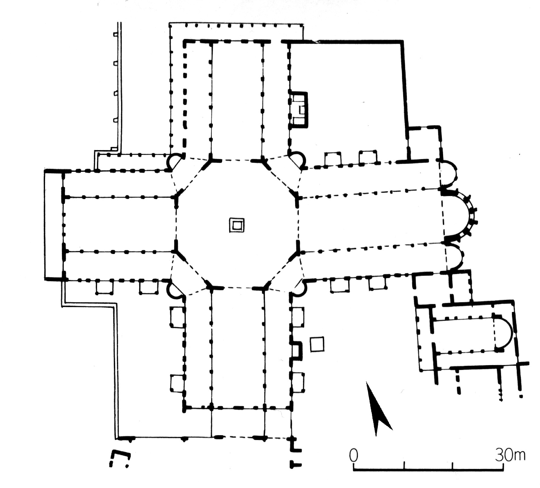 路思义教堂的设计图纸图片