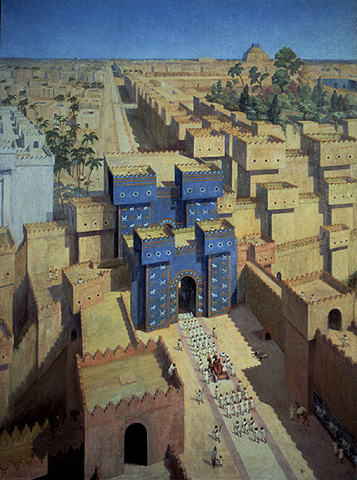 巴比伦城,王宫及伊什塔尔城门(city,palace complex and ishtar