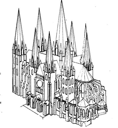沙特尔大教堂(cathedral chartres)