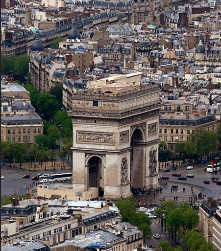 巴黎凯旋门CAD资料下载-巴黎凯旋门(Arc de Triomphe de L‘Etoile)