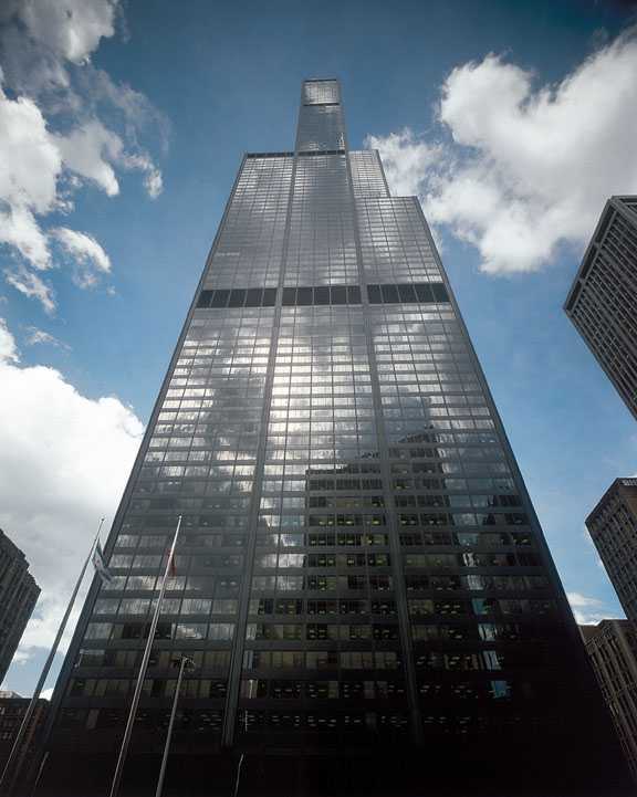 希尔斯大厦(sears tower) 是位于美国伊利诺伊州芝加哥的一幢摩天大楼