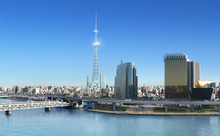 日本东京晴空塔资料下载-新東京廣播塔(Sumida Tower)