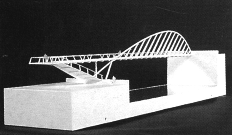 钢制桥施工图资料下载-拉德维萨人行桥