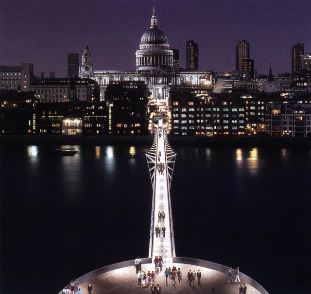 英国伦敦千禧桥共振资料下载-英国伦敦千年桥